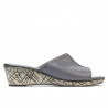 Sandalias de mujer 5004m p gris perforado