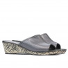 Sandalias de mujer 5004m p gris perforado