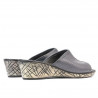 Sandalias de mujer 5004m p gris perforado