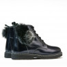 Botas para niños 3010 charol índigo