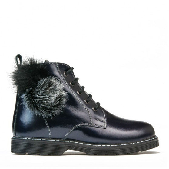 Botas para niños 3010 charol índigo