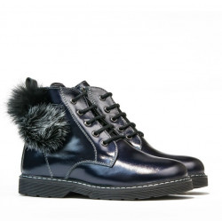 Botas para niños 3010 charol índigo