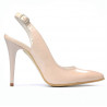 Sandalias de mujer 1235 charol marfil