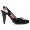 Sandalias mujer 1077 antílope negro+laca negra
