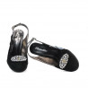 Sandalias mujer 1077 antílope negro+laca negra