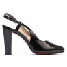 Sandalias de mujer 1220 charol negro
