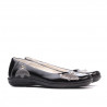 Zapatos para niños 117 charol negro+gris