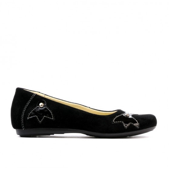 Zapatos para niños 117 terciopelo negro