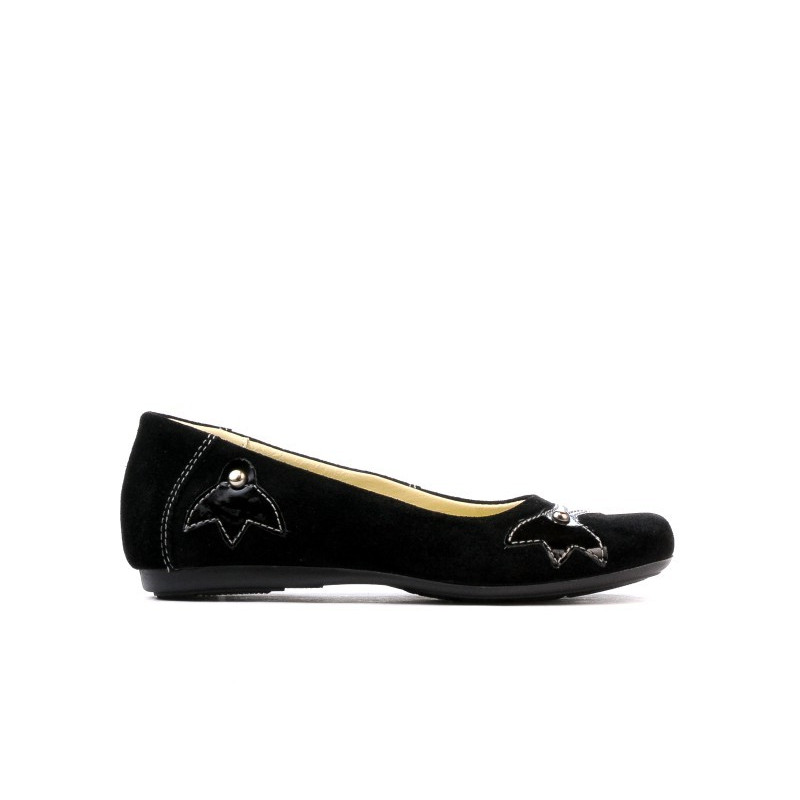 Zapatos para niños 117 terciopelo negro