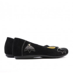 Zapatos para niños 117 terciopelo negro