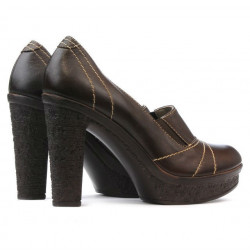 Zapatos casuales mujer 176 café