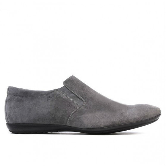 Zapatos casuales para hombre 760 gris gamuza