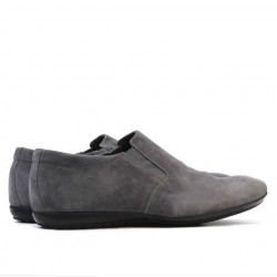 Zapatos casuales para hombre 760 gris gamuza