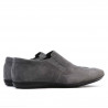Zapatos casuales para hombre 760 gris gamuza