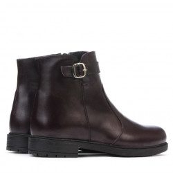 Botines de mujer 3318 burdeos