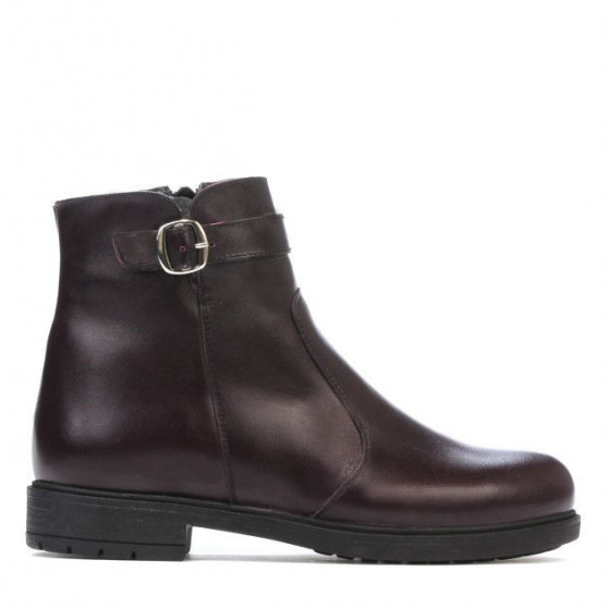 Botines de mujer 3318 burdeos