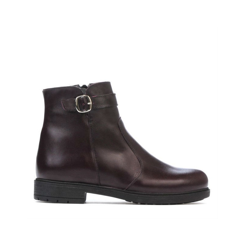 Botines de mujer 3318 burdeos