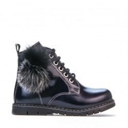 Botines para niños pequeños 38c charol índigo