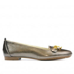 Zapatos casuales mujer 639 charol cobrizo