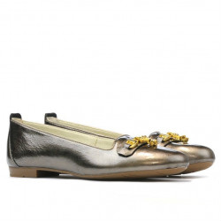 Zapatos casuales mujer 639 charol cobrizo
