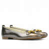 Zapatos casuales mujer 639 charol cobrizo