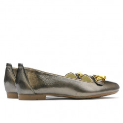 Zapatos casuales mujer 639 charol cobrizo