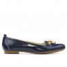 Zapatos casuales mujer 639 charol índigo