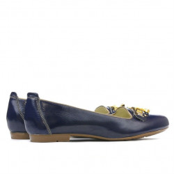 Zapatos casuales mujer 639 charol índigo