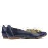 Zapatos casuales mujer 639 charol índigo