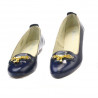 Zapatos casuales mujer 639 charol índigo