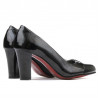 Zapatos elegantes de mujer 1213 charol negro