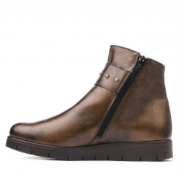 Botines mujer 3320 bronce