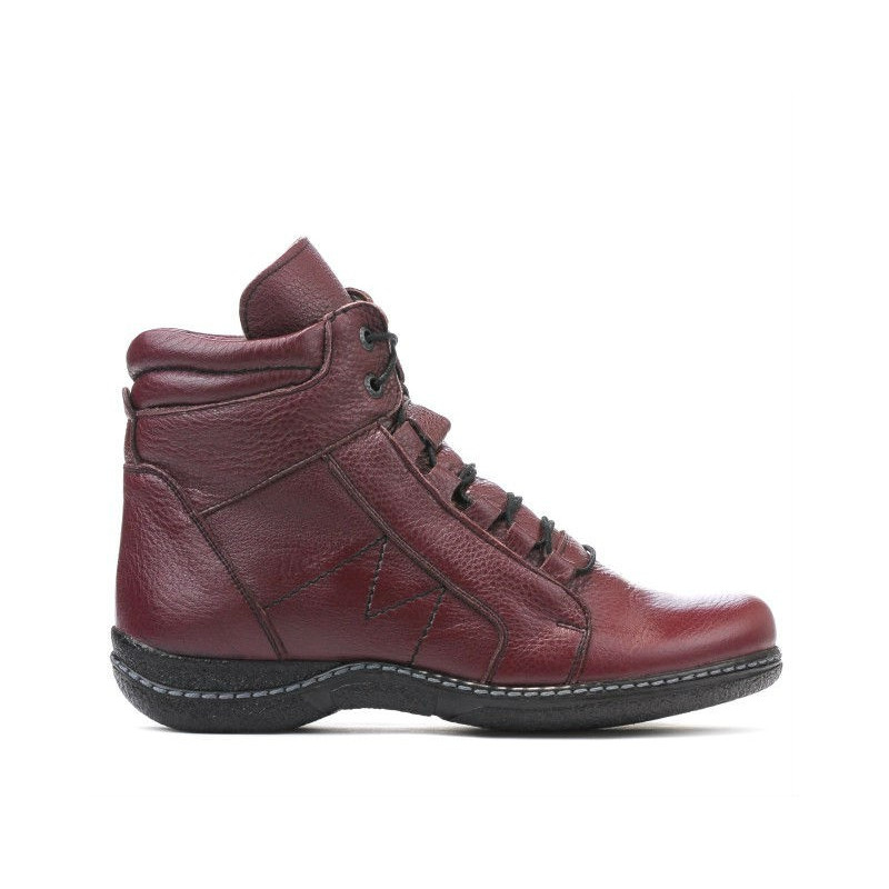 Botines de mujer 3280 burdeos
