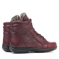 Botines de mujer 3280 burdeos