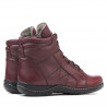 Botines de mujer 3280 burdeos