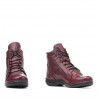 Botines de mujer 3280 burdeos
