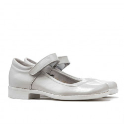 Zapatos para niños 121 charol blanco