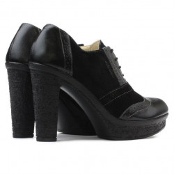 Zapatos casuales de mujer 637 negro combinado