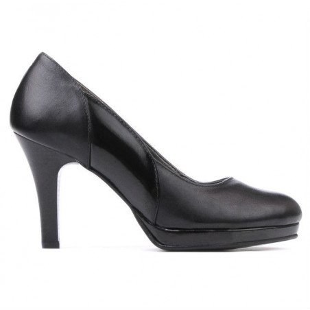Zapatos elegantes de mujer 1207 negro combinado