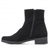 Botines de mujer 3284 negro ante