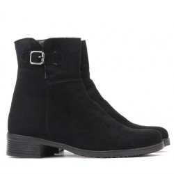 Botines de mujer 3284 negro ante