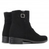 Botines de mujer 3284 negro ante