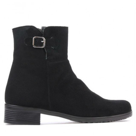 Botines de mujer 3284 negro ante