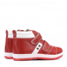 Botas para niños 3207 rojo+blanco