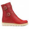 Botines mujer 3321 rojo
