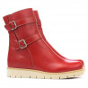 Botines mujer 3321 rojo