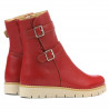 Botines mujer 3321 rojo