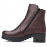 Botines de mujer 3322 burdeos