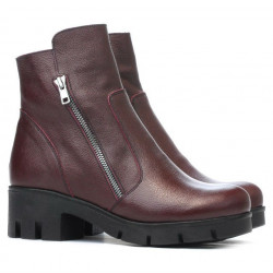 Botines de mujer 3322 burdeos