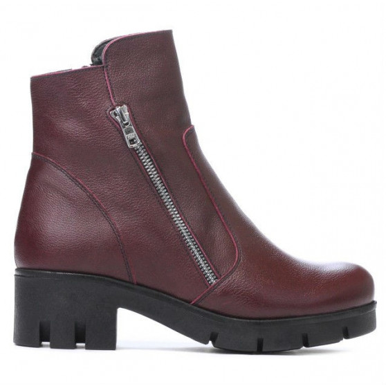 Botines de mujer 3322 burdeos